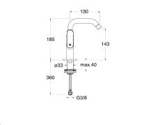 Смеситель для биде CRISTINA EAST SIDE ES37651