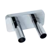 Cordivari, комплект для проведения труб на межосевое 50 мм, цвет хром