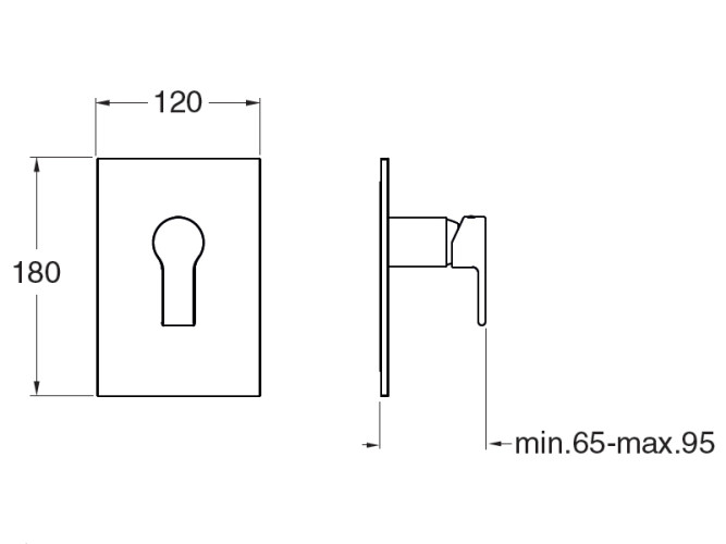 Смеситель для душа CRISTINA DELTA DE68651